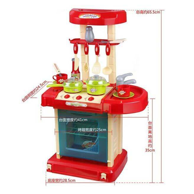 YMS Realistic Suitcase Kitchen Set with Light and Sound Lazada PH