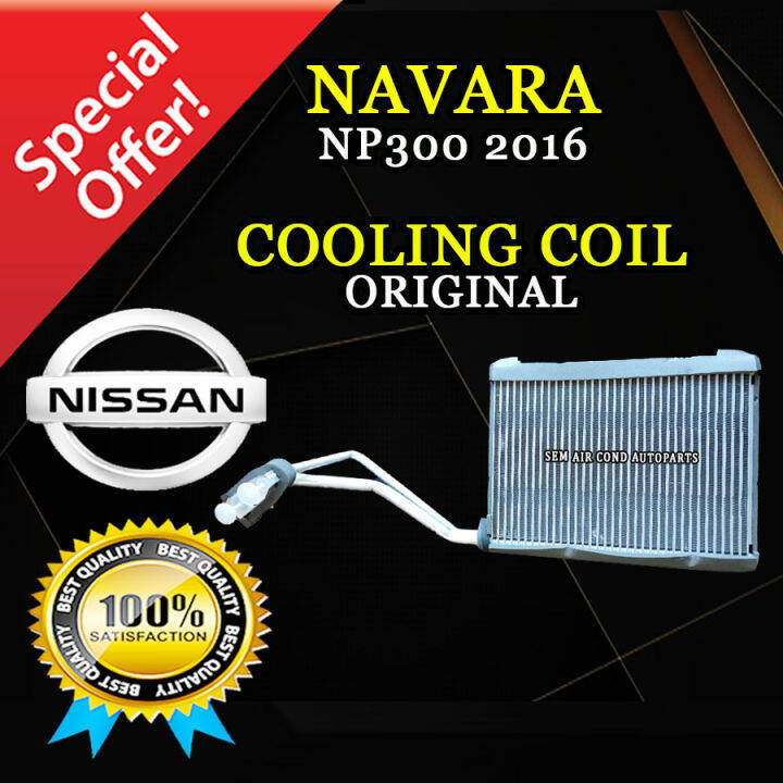 NISSAN NAVARA NP300 2016 YEAR ORIGINAL COOLING COIL/ EVAPORATOR WITH EXPANSION VALVE (CAR