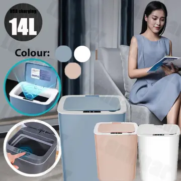 14L/16L Home Smart Induction Trash Can Bathroom Automatic