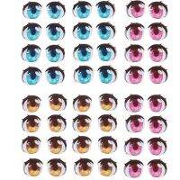 5 Colorful Boys Eyes Accessories Cartoon Stickers Anime Figurine Face Organ Paster Decals