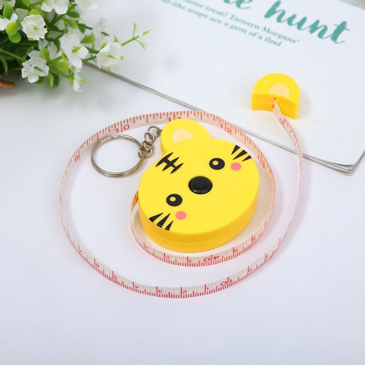cw-150cm-60-quot-kawaii-roll-stretchtable-ruler-stationery-sewing-measure-measuring-tape-keychain-household