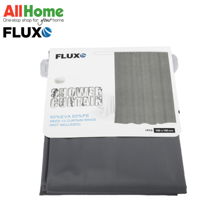 FLUXO EVA SHOWER CURTAIN GRAY 180X180 Lazada PH