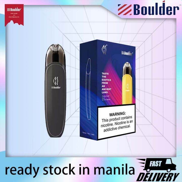 Boulder Vape smoke chargeable with vape pod complete vape set original