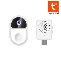 ▼❁ Tuya Intercom Camera Smart Home Ip65 Waterproof Outdoor 1080p Video Doorbell Wireless Real Time Wifi Door Bell Tuya Smart