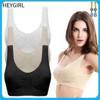 HEYGIRL เสื้อครอปเสื้อกล้ามใส่นอนเสื้อโยคะ Bra Olahraga Seamless ยืดบุ Comfort