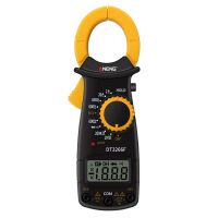 DT3266F LCD Digital Clamp Multimeter Amperemeter Electrical Clamp Meter AC DC Voltage Resistor Tester with Buzzer