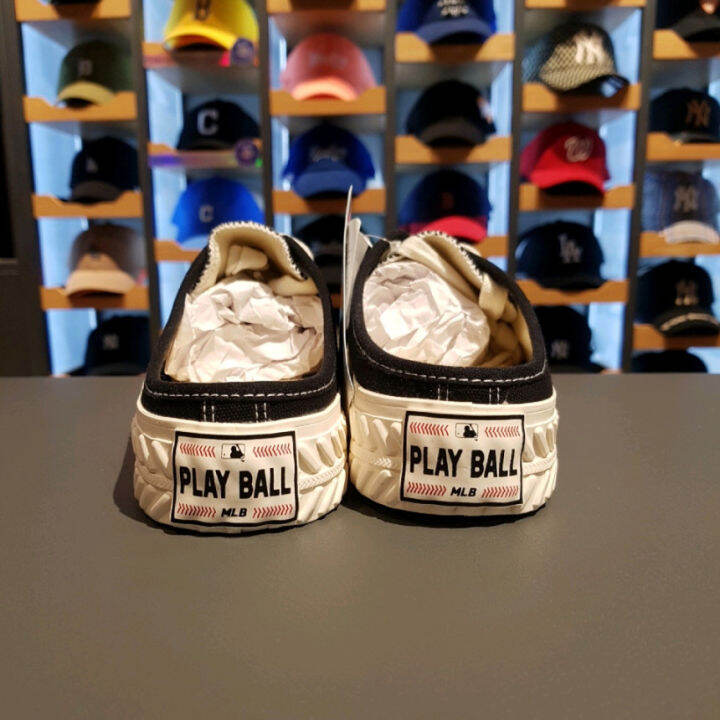 counter-genuine-รองเท้าผ้าใบ-mlb-ny-play-ball-origin-mule-york-yankees-shoes-mens-and-womens-canvas-shoes-3amuua11n-รองเท้าวิ่ง-รองเท้าผ้าใบกีฬา