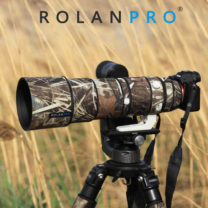 rolanpro-เสื้อกันฝนลายพรางเลนส์ไนลอน-สำหรับ-sony-fe-200-600มม-f5-6-6-3-g-เคสเลนส์-oss-กันน้ำกล้อง-dslr