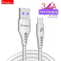 iPaky 3.6A Fast Charging USB Cable Android Micro USB Type-C Lightning Data Line