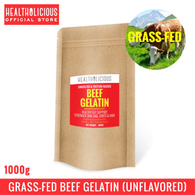 Pasture-Raised Beef Gelatin Powder (for yummy protein snacks and jelly) เจลาติน-1000g
