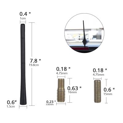 【CC】 8inch Car accessories Antenna FM/AM Amplified Mast Whip