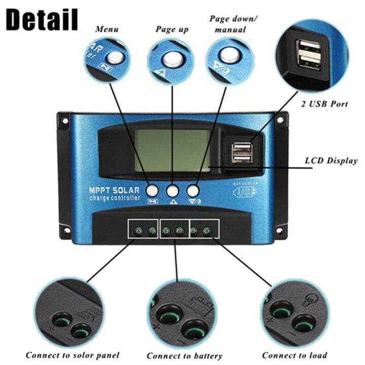 solar-controller-mppt-dual-usb-lcd-display-12v-24v-solar-cell-panel-charger-regulator-with-load