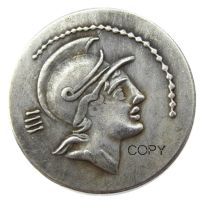 【Free-delivery】 upaxjl RM(25) Denarius โรมันโบราณ-77เหรียญเงินชุบ