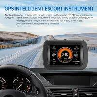 Car GPS Off-road HUD Smart Speedometer Digital Inclinemeter Vehicle Accessories Multifunction Incline Meter Altitude Mileage