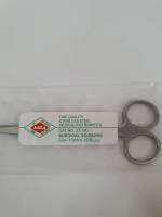 กรรไกรสแตนเลส No. 27-190 แหลมมนแบบโค้ง  Mira Surgical Scissors