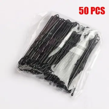 100pcs Black Small Clip Hair Clip Hairpin Korean Simple Black Wire