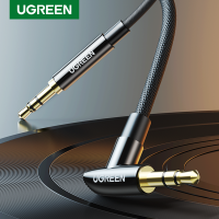 [อัพเกรดใหม่] UGREEN 3.5มิลลิเมตรเสียง AUX เคเบิ้ลไนล่อนถัก Aux สายชายกับชายสเตอริโอ Hi-Fi เสียงเสริมสายสัญญาณเสียงสำหรับรถ