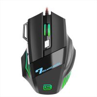 G5 Wired Gaming Mouse 7d RGB Luminous 7 Buttons 3200 Dpi Usb Mechanical Mice Compatible For Windows 2000 Xp Win7 / Win8 / Win10