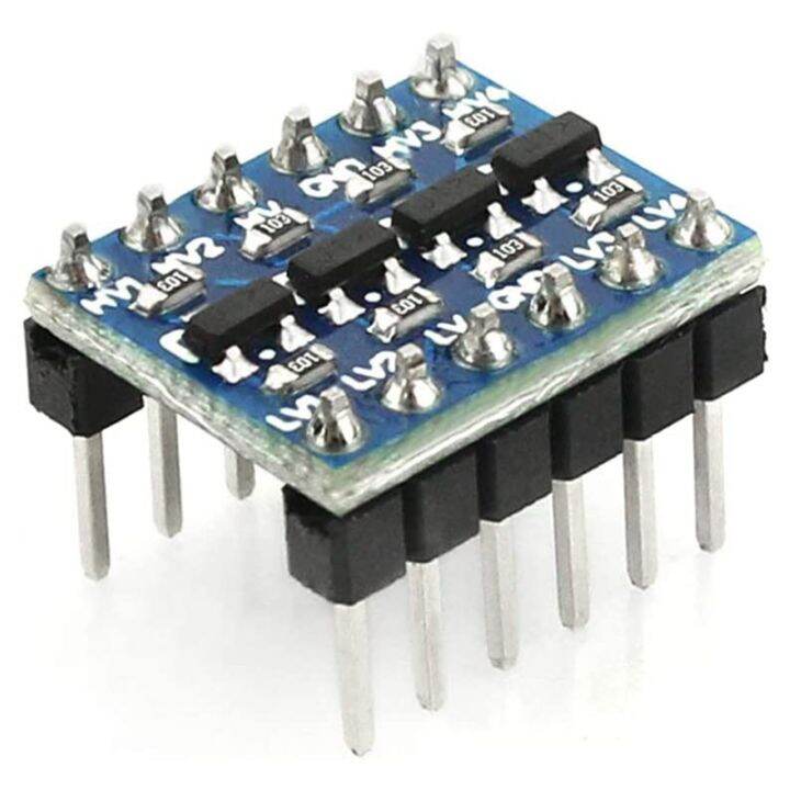 10pcs-4-channel-iic-i2c-logic-level-converter-bi-directional-module-3-3v-to-5v-shifter-for-arduino-pack-of-10