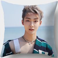 Fashion Boys Band Boyz 7 Mini Album Earlight Single sided Printed Polyester Pillow Cover Sofa Cushion Cover Office Decorative pillowcases on the homepage (without pillowcases)