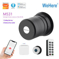 TUYA Wehere สมาร์ทประตูล็อค M531 ลายนิ้วมือล็อครีโมทคอนโทรลสนับสนุน Alexa WiFi ไร้สาย Original กระบอกตัดสวิทช์กุญแจ-hjgytyuuiytt