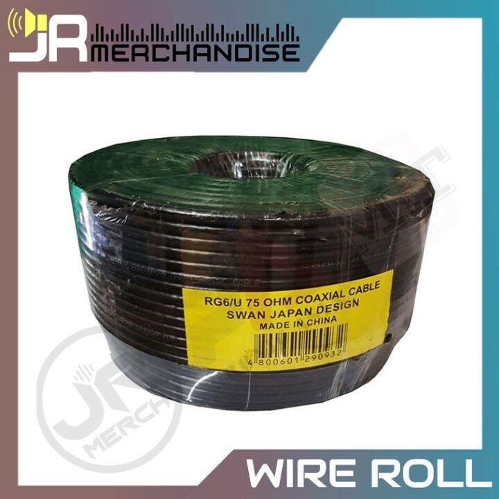 1 ROLL/ 100m. TV Cable Wire (RG6) Swan Japan Lazada PH