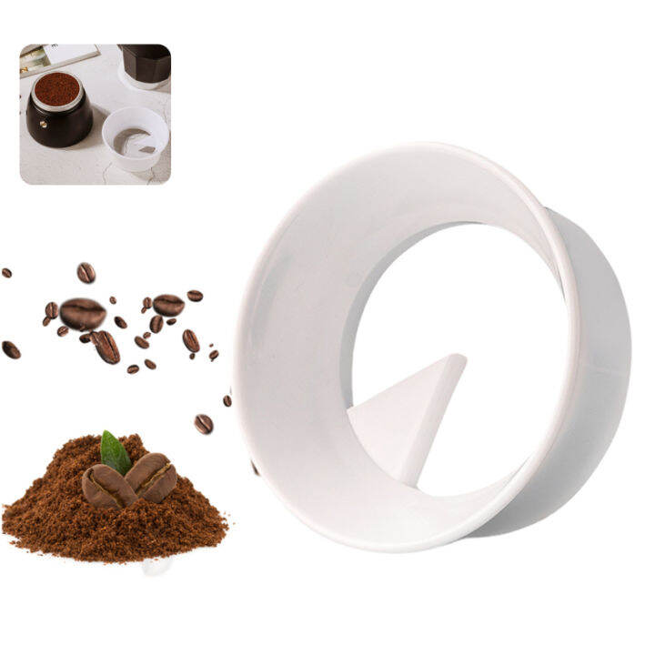 Coffee Tamper for Moka Pot Rotary Powder Dosing Ring Coffee Distributor
