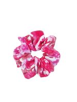 Thecute ::โดนัดรัดผม หนังยางรัดผม สีเเดง Red Scrunchies Hair accessories Elastic hair tie