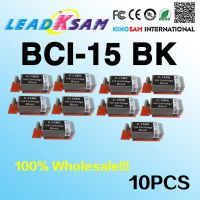 10ชิ้น Bci15ตลับหมึกสีดำ Bci 15ใช้ได้กับแคนนอน I70 I80 Pixma Ip90 Ip90v Bci-15 Bk