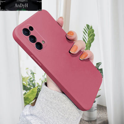 AnDyH Casing Case For OPPO Reno5 Reno 5 5G Case Soft Silicone Full Cover Camera Protection Shockproof Cases