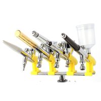 【hot】♕♠┇  6 Clamp-on Airbrush Holder 360° Rotate Table-mount Airbrushes Paint Spray Gun