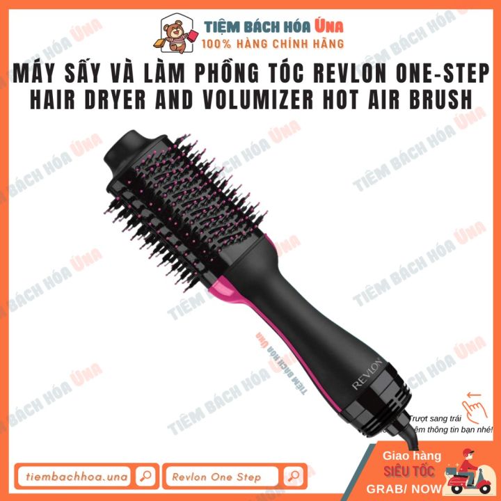 Máy sấy và làm phồng tóc REVLON One-Step Hair Dryer And Volumizer Hot Air  Brush tiembachhoauna | Lazada.vn