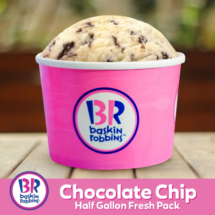 Baskin Robbins Chocolate Chip Half Gallon Fresh Pack | Lazada PH