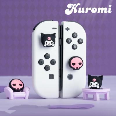 Kawaii Sanrio Cinnamoroll My Melody Kurnomi Nintendo Switch Rocker Hat เครื่องเล่นเกม Ns การสำรวจระยะไกลเคสป้องกันซิลิกาเจล