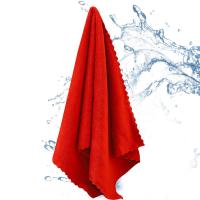 Soft Absorbent Red Bath Towel 35x75cm Coral Fleece Face Towel Quick Dry Hand Towel For Women Engagement Wedding Birthday Gift Towels