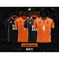 Karasuno Haikyuu Full Sublimation Jersey Customizable (Collar, Vneck)