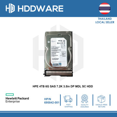 HP 4TB 6G SAS 7.2K 3.5in DP MDL SC HDD // 695510-B21 // 695842-001