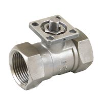 304 Stainless Steel One-piece High Platform Ball Valve Internal Thread 1/2" 3/4" 1"