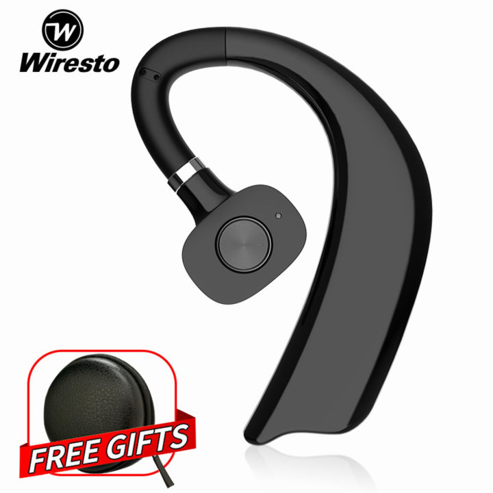 Wiresto Wireless Earbud Bluetooth  Headset Mini Stereo Sport Earphone  Business Invisible Headphone Noise Canceling Earpiece with Microphone Free  Case Box for Sports Office Driver 
