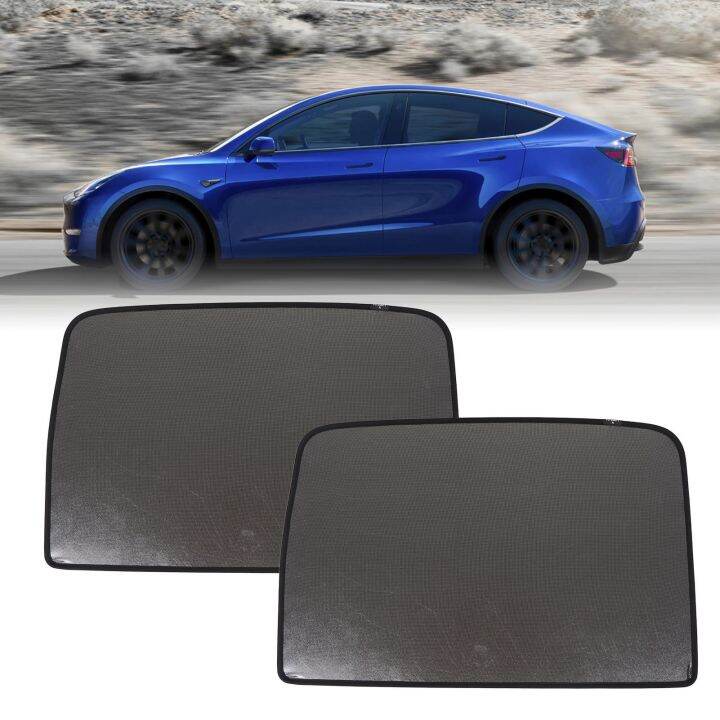 Roof Sunshade Sunroof Screen Heat Insulation Removable for Model Y 2021