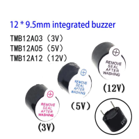 10PCS 3V 5V 12V Active Buzzer Magnetic Long Continous Beep Tone 12*9.5มม. ใหม่และต้นฉบับ