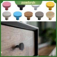 ZOWBRSH ทันสมัยและทันสมัย ที่จับประตูมือ หลุมเดียว สีสันสดใส ปุ่มลูกบิดประตู การ์ตูนลายการ์ตูน ดีไอวาย มือจับประตูตู้เสื้อผ้า ของเด็กๆ