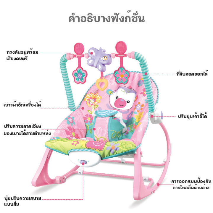 เปลโยกเด็ก-tiibaby-rocke-เปลโยกเด็กระบบสั่นใช้ได้ตั้งแต่แรกเกิดถึง4ขวบ-รุ่นพิเศษปรับระดับได้-รับน้ำหนักได้-10-15-kg