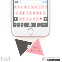 Two Shade Keyboard Theme⎮(E-Voucher) for Pastel Keyboard App