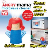 Angry Mama Cleaner ตุ๊กตาล้างทำความสะอาดไมโครเวฟ ใช้ทำความสะอาดไมโครเวฟให้กลับมาสะอาดอีกครั้งโดยไม่ต้องเปลืองแรง ใช้งานง่ายเพียงแค่เติมน้ำและน้ำส้มสายชูลงไปในตัวตุ๊กตาตามขีด