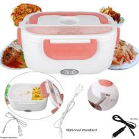 ◙ electric heated Lunch Box Food Container Portable Electric Heating Food Warmer Heater Rice Container Dinnerware Sets 220V/110V