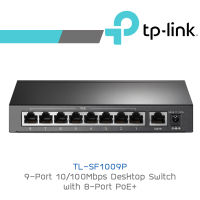 TP-LINK TL-SF1009P 9-Port 10/100Mbps Desktop Switch with 8-Port PoE+