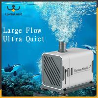 Lovinland Ultra Quiet Aquarium ปั๊มกรองถังปลาปั๊มน้ำ Submersible ปั๊มการไหลเวียนของน้ำ1M Hose