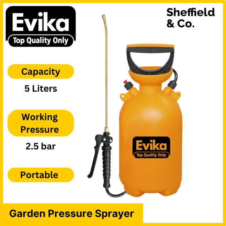 Evika Garden Pressure Sprayer, 5 Liters 