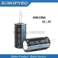 5PCS 450v150uf 150uf450v 18x35 450v 150uf 18x35 Electro Electrolytic capacitor 450v150 18x35